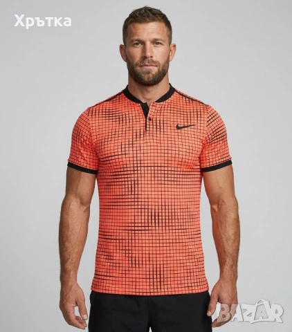 Nike Tennis Court Advantage - Оригинална мъжка тениска с яка р-р S