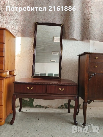 Комплект конзолна маса с огледало 