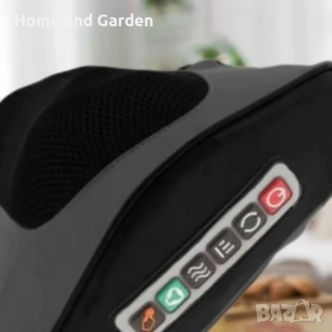 Ергономична масажна възглавница - 3 нива на интензивност и загряваща функция за пълен релакс, снимка 4 - Друга електроника - 54025715