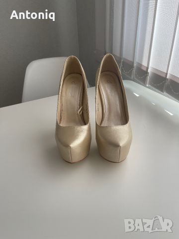 Дамски официални обувки на ток, снимка 4 - Дамски обувки на ток - 45682018