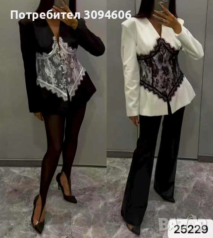 Намалени!! Дамски сака с дантела, снимка 5 - Сака - 53211352