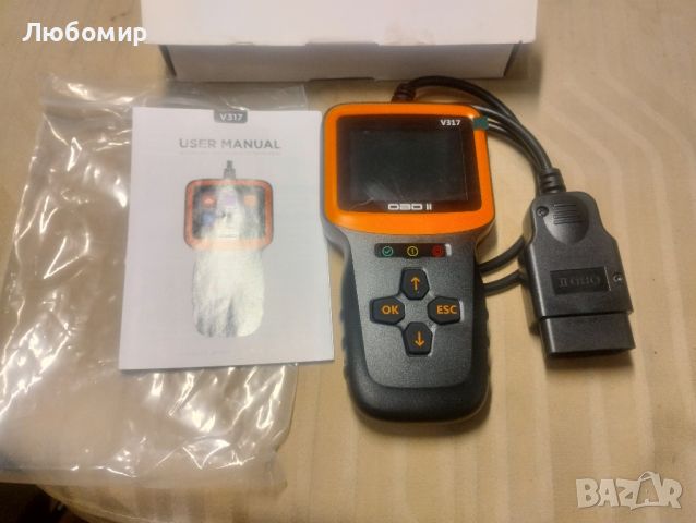 OBD2 скенер, V317 V1.5 OBD2 скенер DC9-16V ABS екран Дисплей Четец на кодове за грешки

, снимка 3 - Аксесоари и консумативи - 46615221