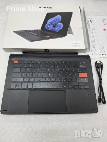 Doohoeek Bluetooth клавиатура за Surface Pro 7+/7/6/5/4/3 с подсветка , снимка 12 - Клавиатури и мишки - 53519753