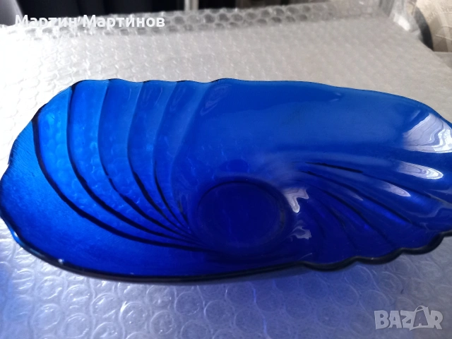 Стара Халба и Ледарка от Син Кобалт, снимка 9 - Антикварни и старинни предмети - 48733211