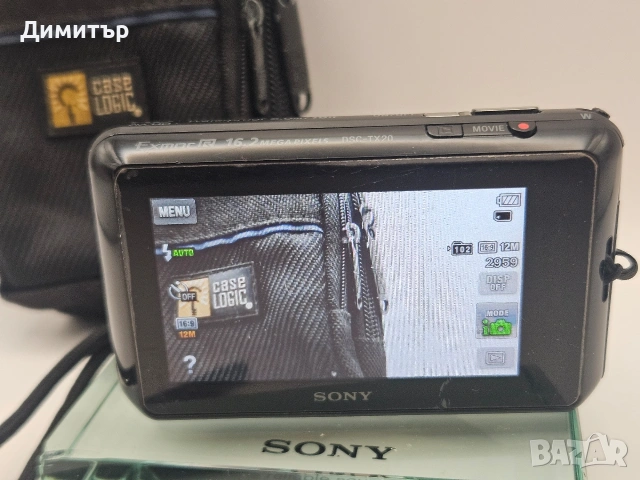 Дигитален фотоапарат Sony Dsc-TX20 Xmor 16.2mp камера Digital photo camera 16gb sd battery, снимка 7 - Фотоапарати - 53763560