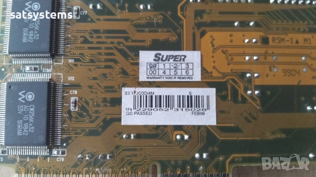 Видео карта S3 Super Trio3D CT3A-15A REV:1.5 4MB AGP, снимка 10 - Видеокарти - 30949626