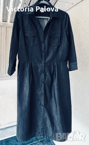 Дънкова рокля-риза CONVERSE ONE STAR оригинал, снимка 3 - Рокли - 53157514