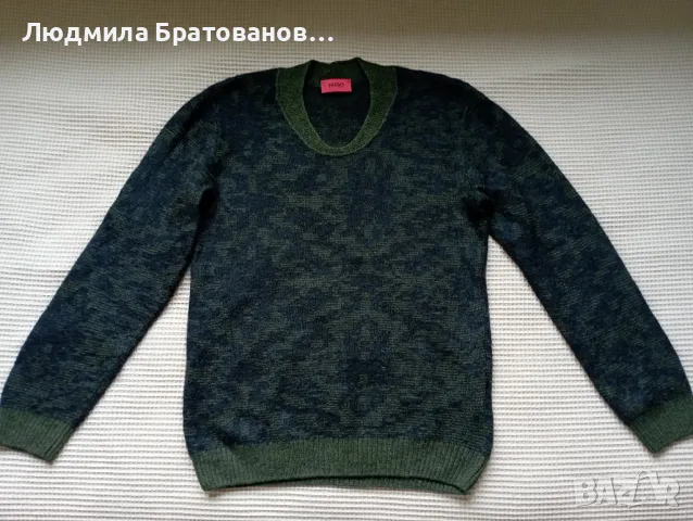 Мъжки пуловер Hugo Boss, снимка 1 - Пуловери - 48139555