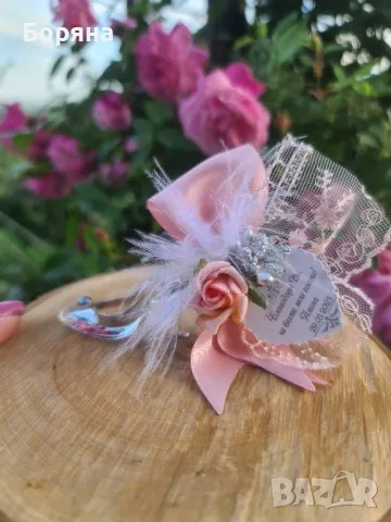 Дамски обувчици - подаръци за гости, снимка 2 - Подаръци за сватба - 14457074