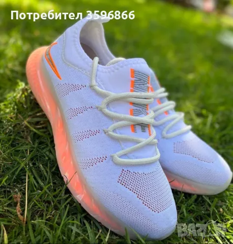 Маратонки Nike Zoom 2024 бяло-оранжево реплика, снимка 1 - Маратонки - 46862606