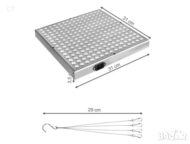 Професионален LED панел в слънчевия спектър за растеж на растения, снимка 2 - Стайни растения - 47725156