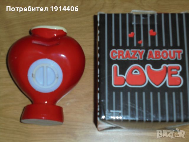 Керамична касичка червено сърце, цена : 15 лв., , снимка 3 - Други - 46462189