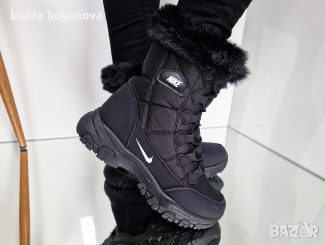 дамски апрески и боти с пух, снимка 11 - Дамски боти - 52427184