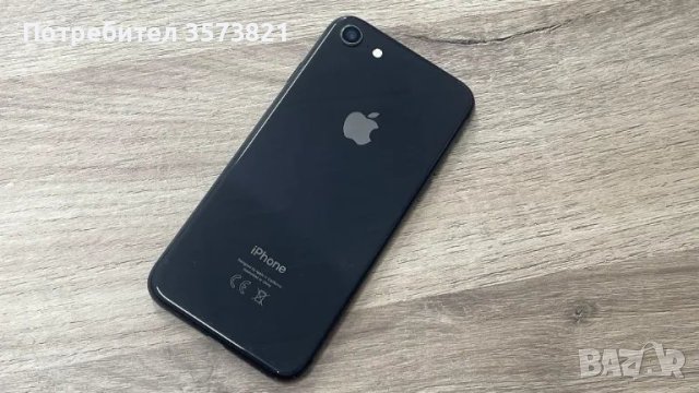 Iphone 8 BLack 64GB 100% Като Нов ! ! , снимка 3 - Apple iPhone - 46956406