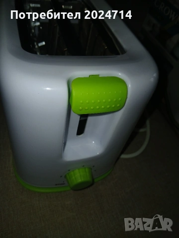 Тостер за 2 филии Crown, снимка 3 - Тостери - 53662712