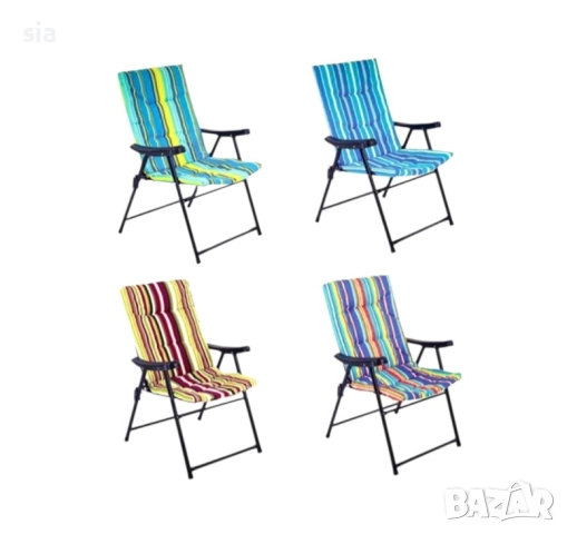 Сгъвем стол за къмпинг+ Мека Oxfrd материя, снимка 2 - Къмпинг мебели - 32470126