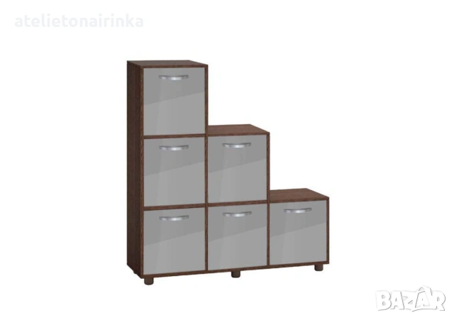 Етажерка Кубо 6 с шест вратички постформинг, снимка 9 - Етажерки - 53869702