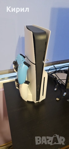 Вертикална стойка за PS5 Slim с Охлаждане и USB Хъб (Cooling Stand), снимка 6 - Аксесоари - 53225712
