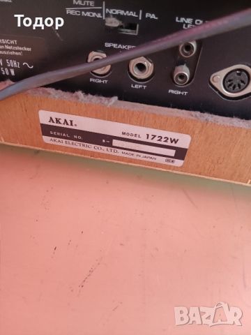 Ролков Магнетофон AKAI 1722W, снимка 7 - Декове - 46040607