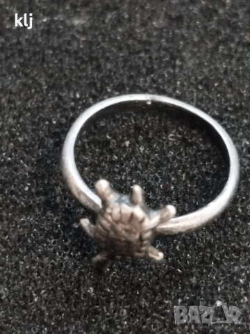 Дамски сребърен пръстен , снимка 3 - Пръстени - 45021907