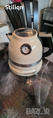 Електрическа кана KitchenAid Artisan, 2400W, 1.5 л, Крем, снимка 3 - Кани - 51946802
