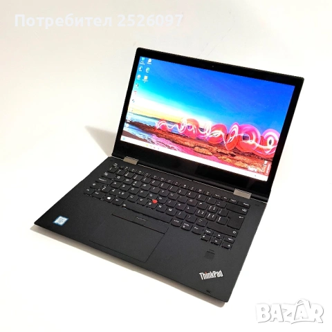 Lenovo ThinPad X1 Yoga/14” Touch/i5-7300U 6MB/8GB/256GB/Писалка, снимка 4 - Лаптопи за работа - 53742672