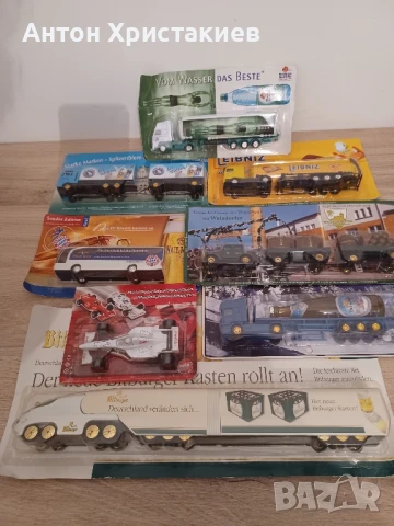 Продавам 8 броя колекционери камиончета 