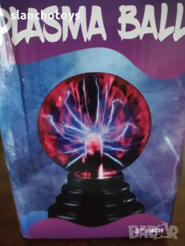 Плазменна лампа /топка ,8см., снимка 5 - Настолни лампи - 49325716