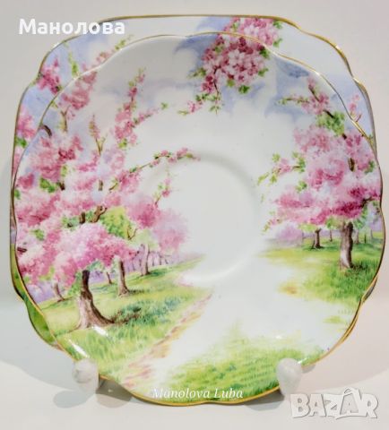 Троен комплект Royal Albert „Blossom Time“, снимка 7 - Колекции - 45331859