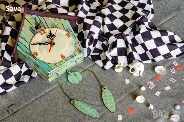 Ръчно изработен дървен часовник „Къщичка с кукувица“, снимка 3 - Стенни часовници - 53355518