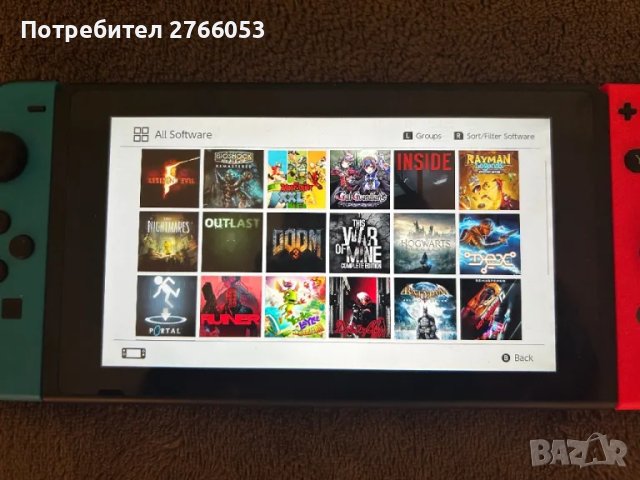 Nintendo switch + 128gb microsd card + 20+ игри, снимка 9 - Nintendo конзоли - 48495224