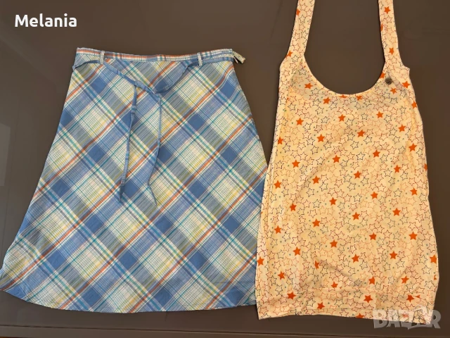 Поли с подарък блузка - Diesel, Benetton, Esprit, Gap и др., размер S, снимка 4 - Поли - 50963986