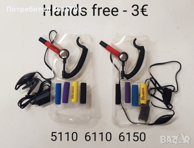 Hands free за SonyEricsson T28,Samsung D500,Nokia 8210,8310,1100,Sagem,LG,Panasonic,Nokia 5110,3310, снимка 10 - Слушалки, hands-free - 52155711