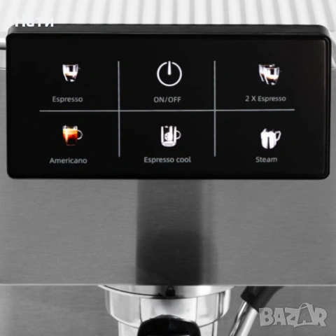 Професионална еспресо машина 20 бара с PID и Thermoblock – 5 в 1 - Кремообразно кафе като от бариста, снимка 6 - Кафемашини - 54142993
