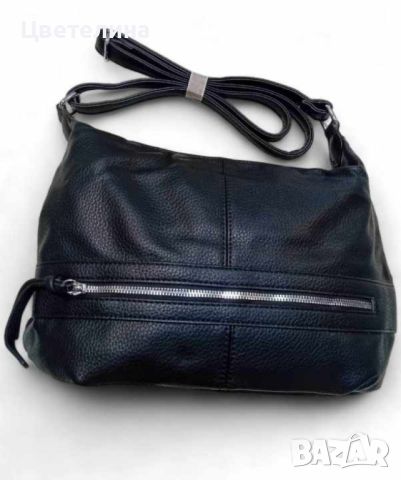 Мека дамска чанта за през рамо, снимка 3 - Чанти - 46427502