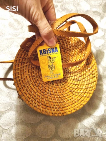 Плетена чанта от Бали,нова