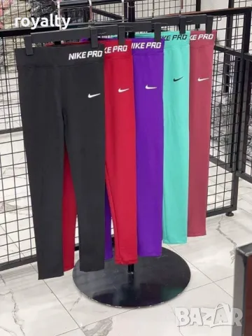 Nike Pro дамски клинове Различни цветове , снимка 3 - Клинове - 49484472