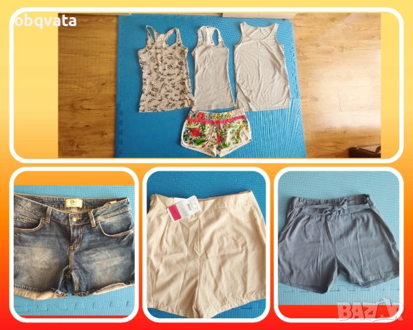 ЛОТ дамски къси панталони, дънки и потници, снимка 2 - Други - 51857080
