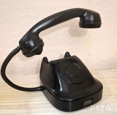 Дизайнерска Настолна Лампа от Стар Телефон, снимка 2 - Настолни лампи - 52724553