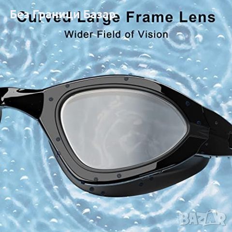 Нови очила за плуване море UV защита, без замъгляване, гъвкав дизайн , снимка 3 - Водни спортове - 46444047