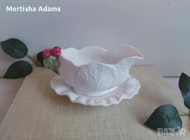 Мини каничка/ сосиерка- костен порцелан , снимка 3 - Други - 52788040