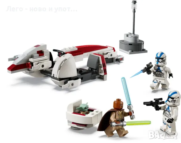 НОВО LEGO Star Wars 75378 - Бягство с BARC Speeder, снимка 4 - Конструктори - 48141499