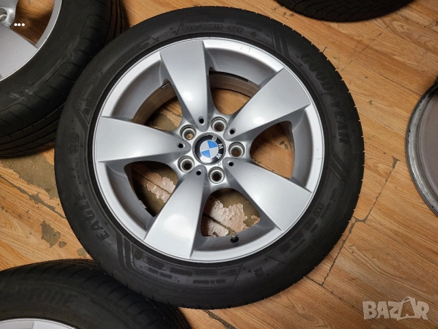 Bmw 17" 5x120 с гуми 225/50/17 оригинални джанти, снимка 6 - Гуми и джанти - 54045447