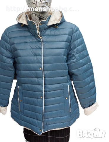 Двулицево пролетно яке - синьо