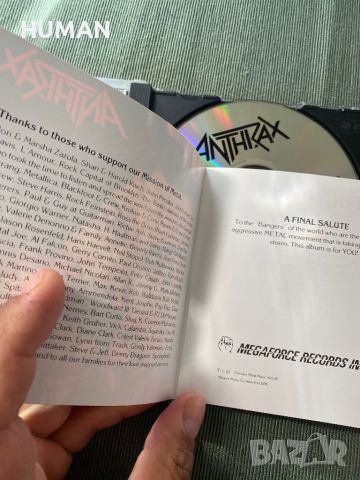 Anthrax, снимка 4 - CD дискове - 45216518