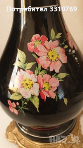 Изключително рядка антикварна находка-изящна холандска стъклена банкетна газена лампа. , снимка 3 - Настолни лампи - 52126313