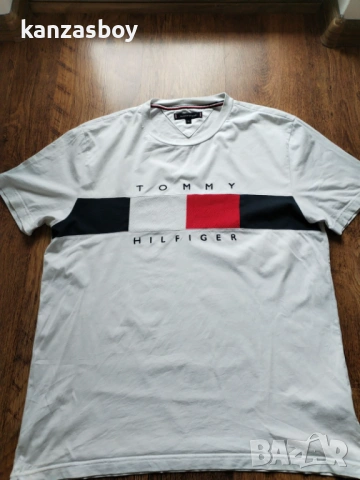 Tommy Hilfiger - страхотна мъжка тениска XL , снимка 5 - Тениски - 54057034