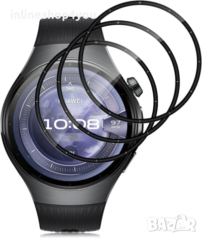 5D Скрийн Протектор за Huawei Watch 5 - 46mm / 42mm, снимка 2 - Фолия, протектори - 50825766