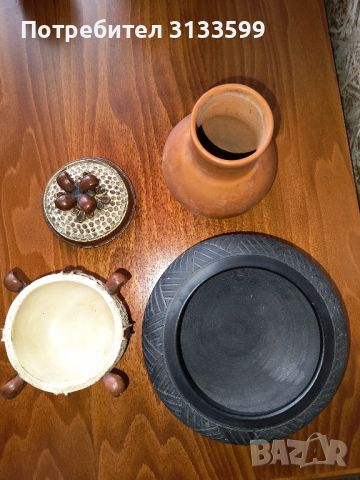 Керамични вази, чаши; Кутия за бижута от кокосов орех , снимка 12 - Декорация за дома - 45264133