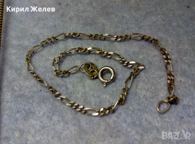 НЕЖНА СРЕБЪРНА ГРИВНА СРЕБРО 925 КЛАСИЧЕСКА КАРТИЕ ПЛЕТКА РЪЧНА БИЖУТЕРСКА ИЗРАБОТКА 28543, снимка 6 - Гривни - 49682910